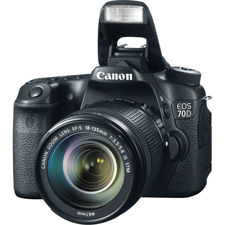 Canon EOS 70D DSLR Camera with 18-135mm f/3.5-5.6 STM Lens