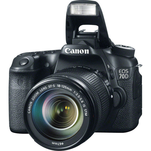 Canon EOS 70D DSLR Camera with 18-135mm f/3.5-5.6 STM Lens