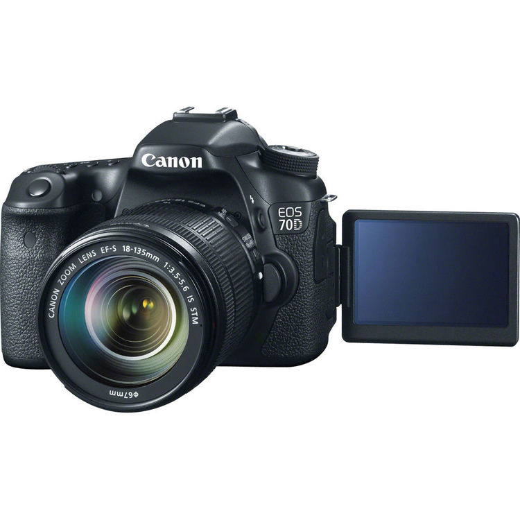 Canon EOS 70D DSLR Camera with 18-135mm f/3.5-5.6 STM Lens