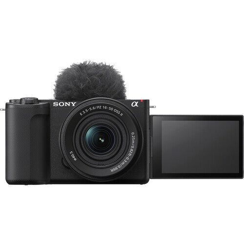 Sony ZV-E10 II Mirrorless Camera with 16-50mm f/3.5-5.6 Lens and Basic Bundle (Black)
