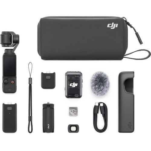 DJI Osmo Pocket 3 Creator Combo with LED Light Expansion Kit