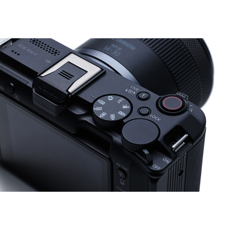 Canon EOS R50 V Mirrorless Camera with 14-30mm f/4-6.3 Lens