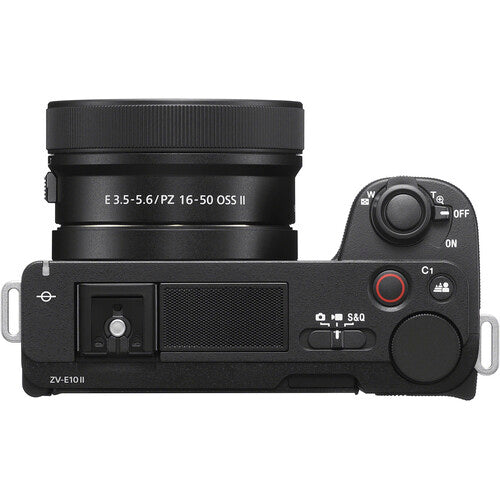 Sony ZV-E10 II Mirrorless Camera with 16-50mm f/3.5-5.6 Lens and Basic Bundle (Black)
