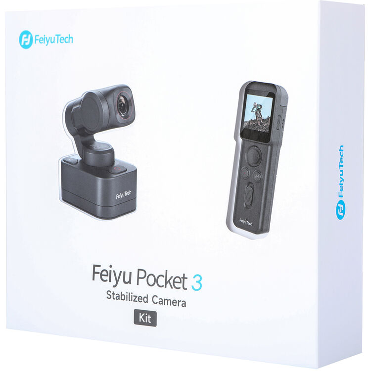 Feiyu Pocket 3 3-Axis Handheld Gimbal Camera with Remote Handle Kit