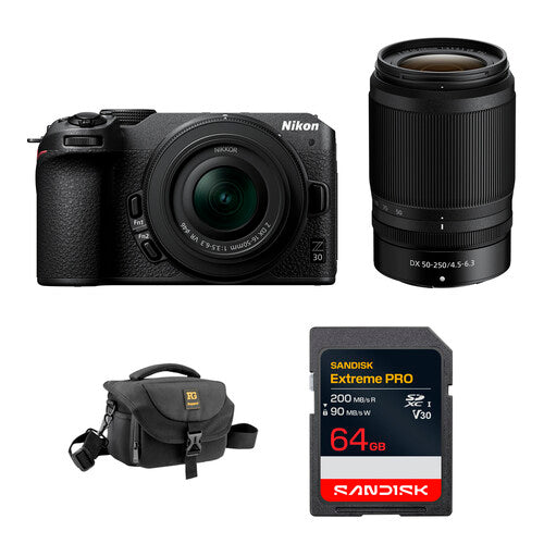 Nikon Z30 Mirrorless Camera with 16-50mm and 50-250mm Lenses