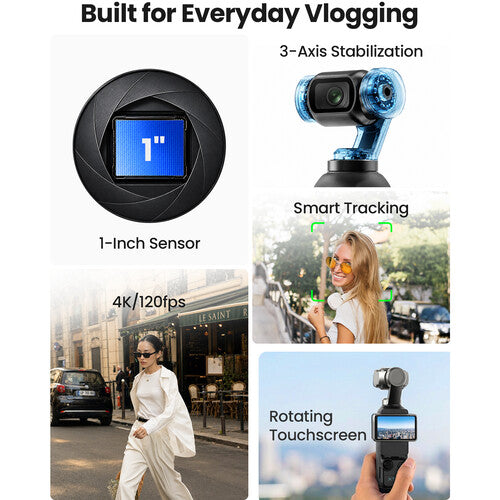 Xtra Muse Gimbal Action Camera Kit with microSD Card